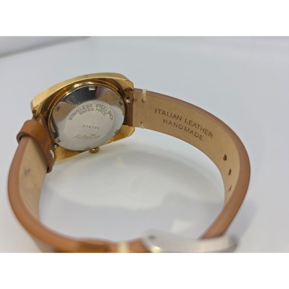 Vintage 1970s Mathey-Tissot UHF Matissonic Automatic Gold-Plated Swiss Watch - Picture 3 of 5